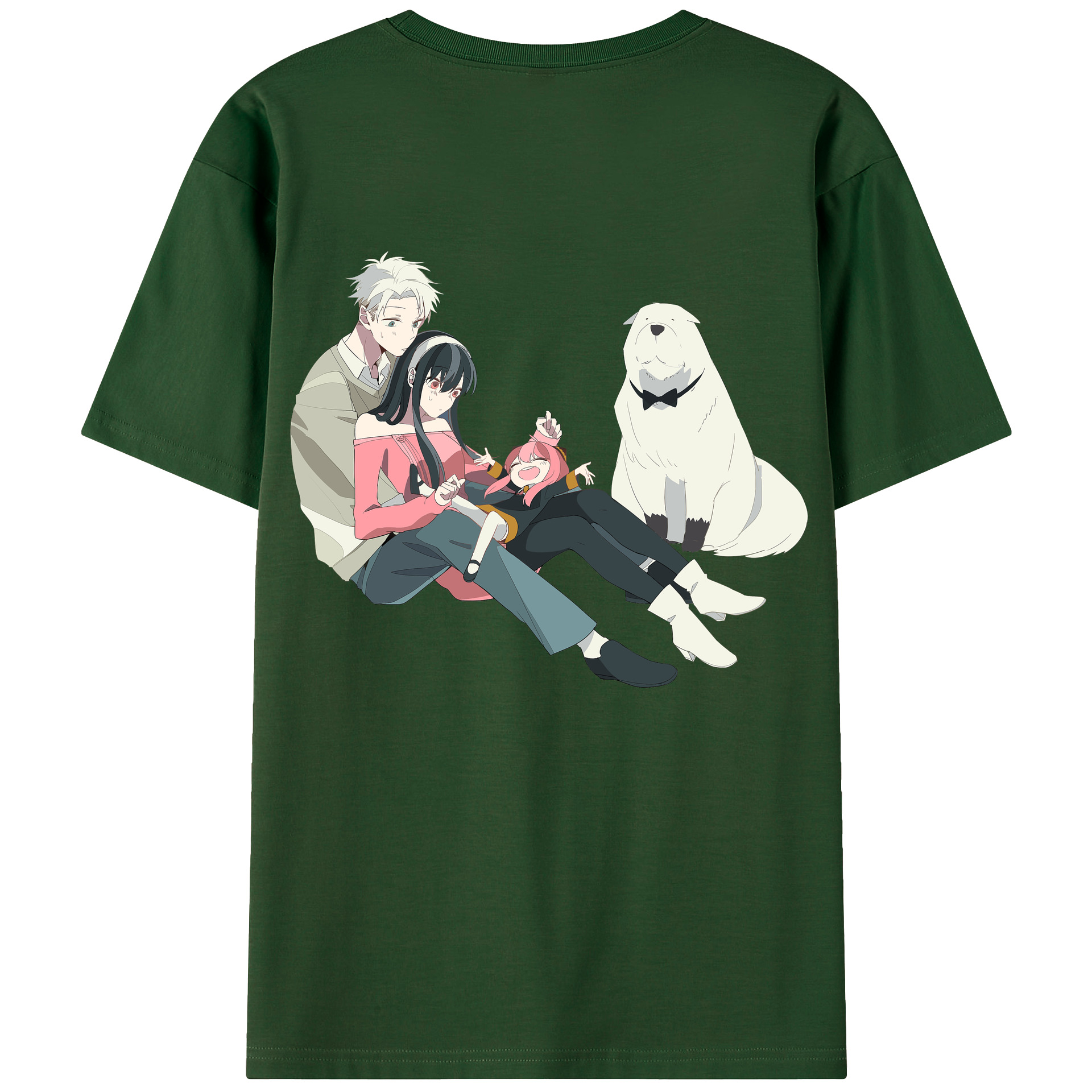 （画像用） SPY×FAMILY间谍家家酒 綿100％半袖Tシャツ（背面プリント）